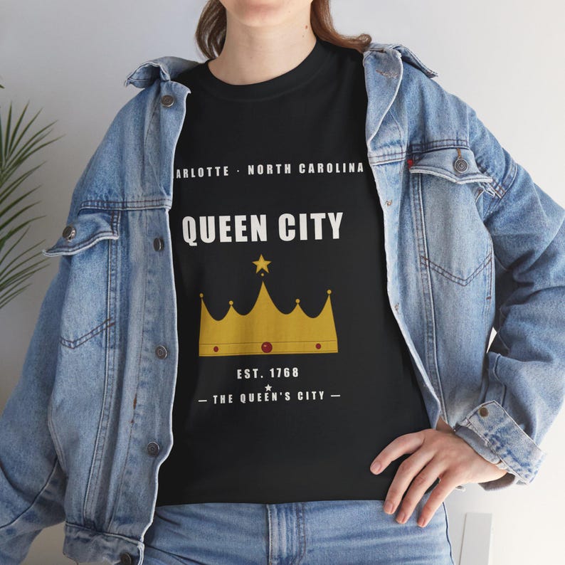 Queen City crown tee | Charlotte North Carolina T-shirt image 5