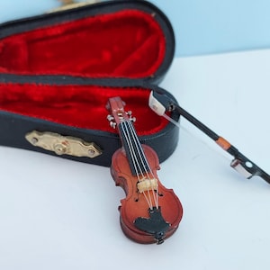 Tiny Vintage Violin With Case - Etsy