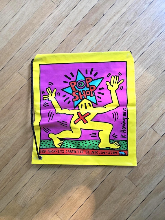 Keith Haring "Pop Shop" plastic bag View 2