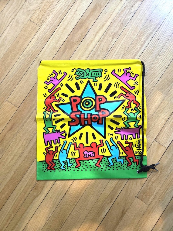 Keith Haring "Pop Shop" plastic bag