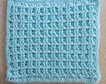 Crocheted Cotton Facecloth – Textured Washcloth for Skincare