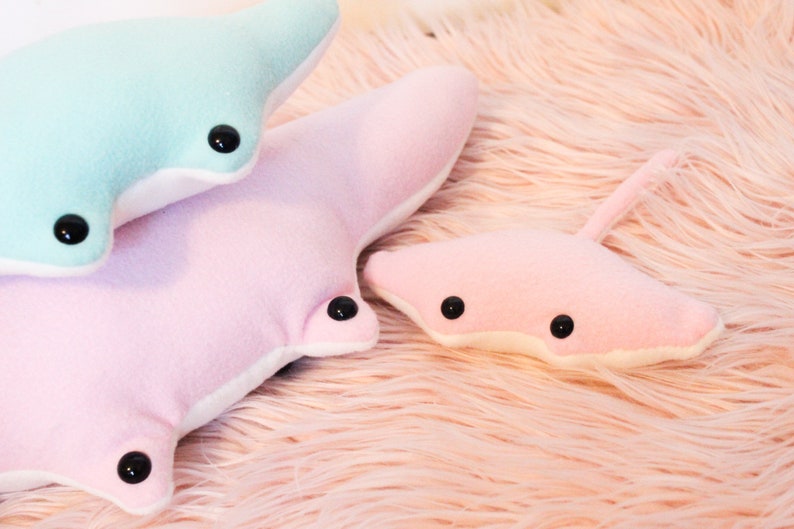manta ray pillow