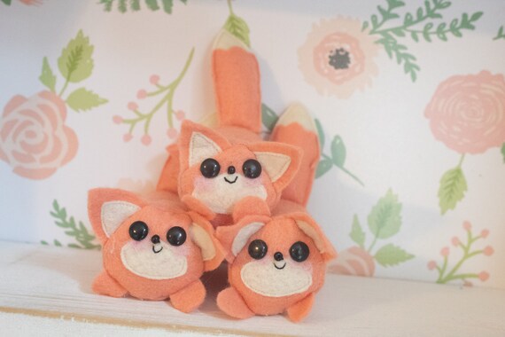 round fox plush