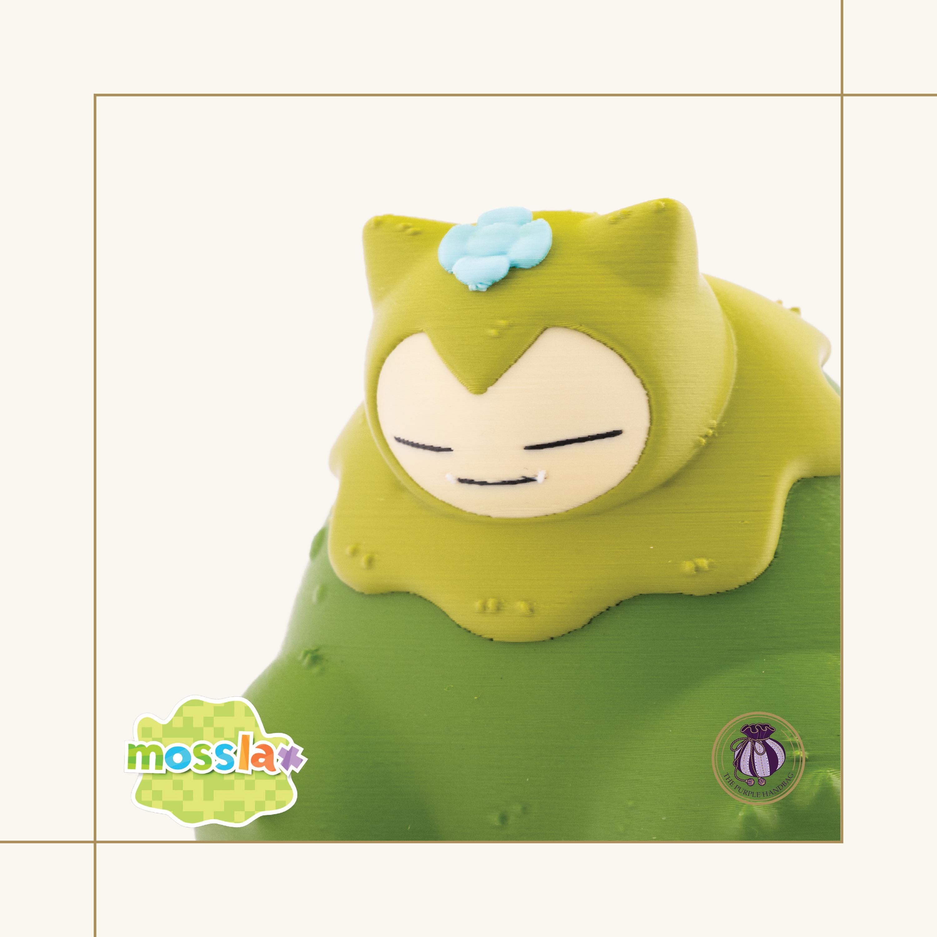 Mosslax Figurine Pokopia Inspired Keychain Collectible Decoration