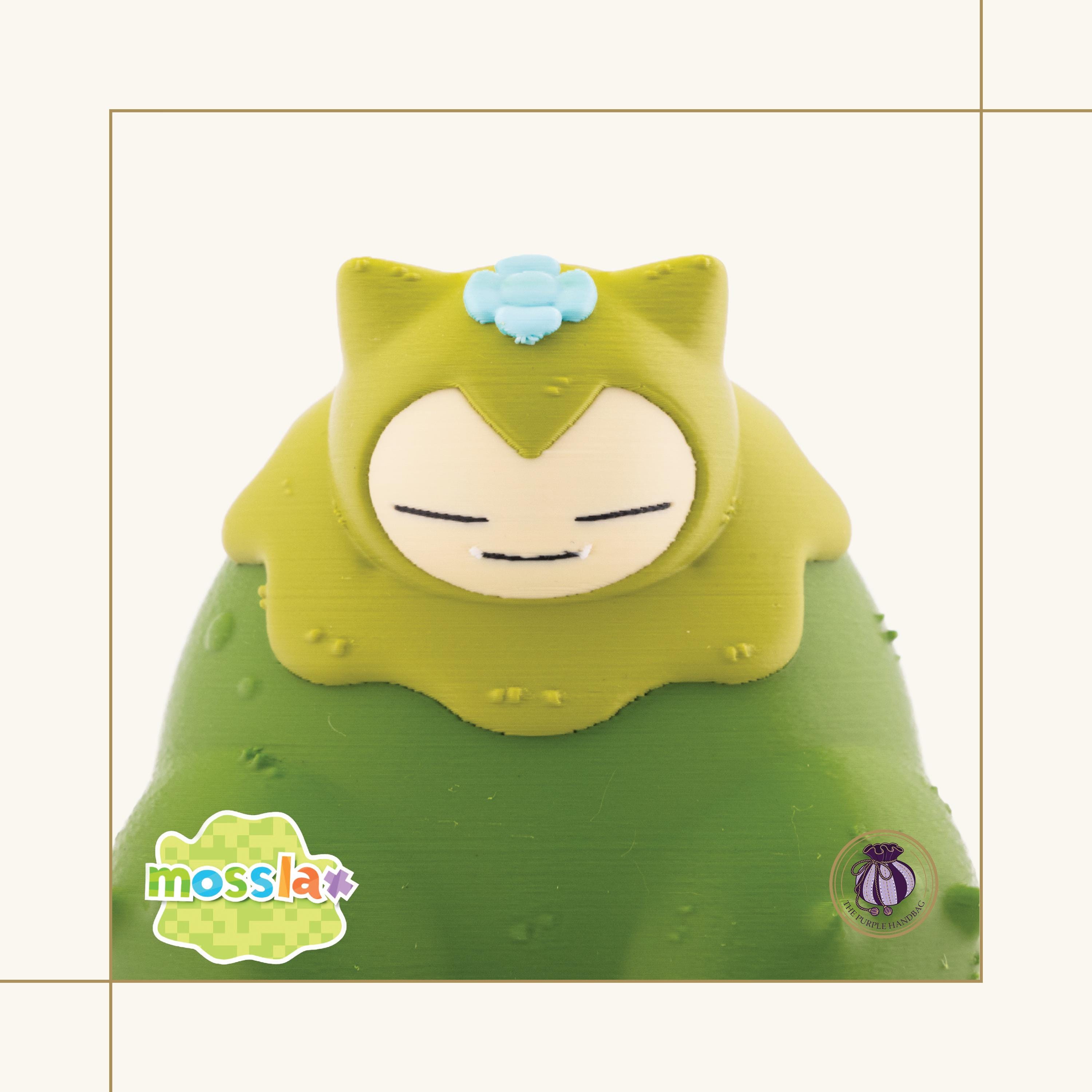 Mosslax Figurine Pokopia Inspired Keychain Collectible Decoration