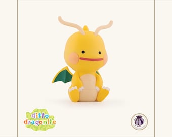 Pokopia Ditto Dragonit Figur | Pokemon Sammeldekoration