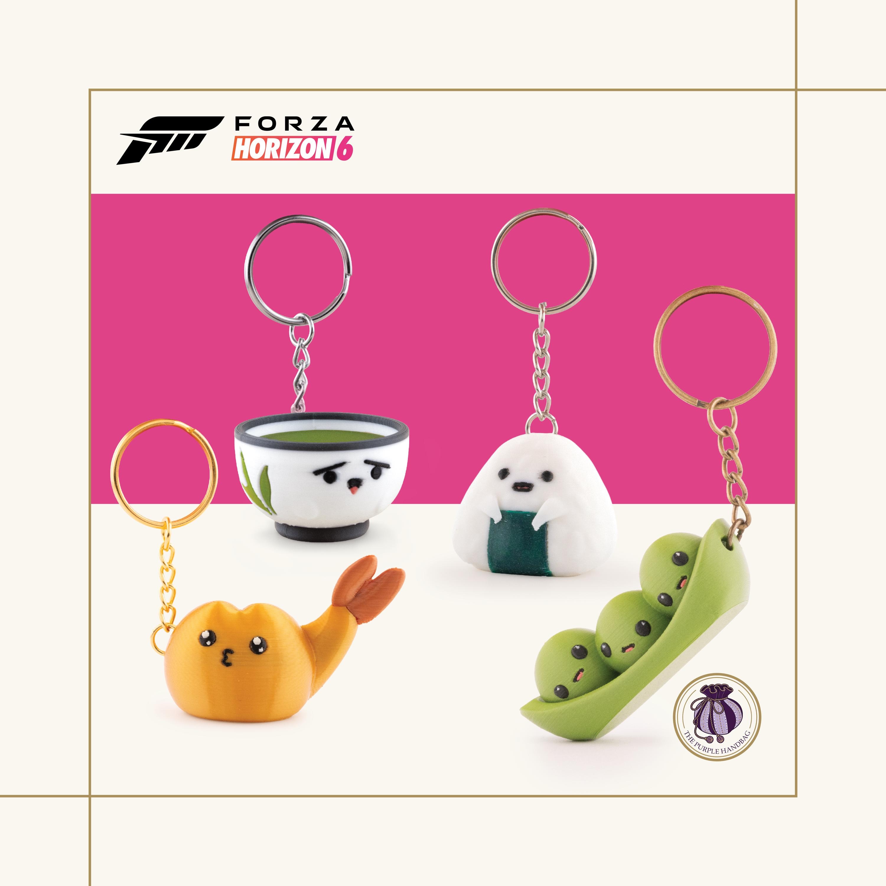 Forza Horizon 6 Mascot Keychain Japan Themed Racing Game