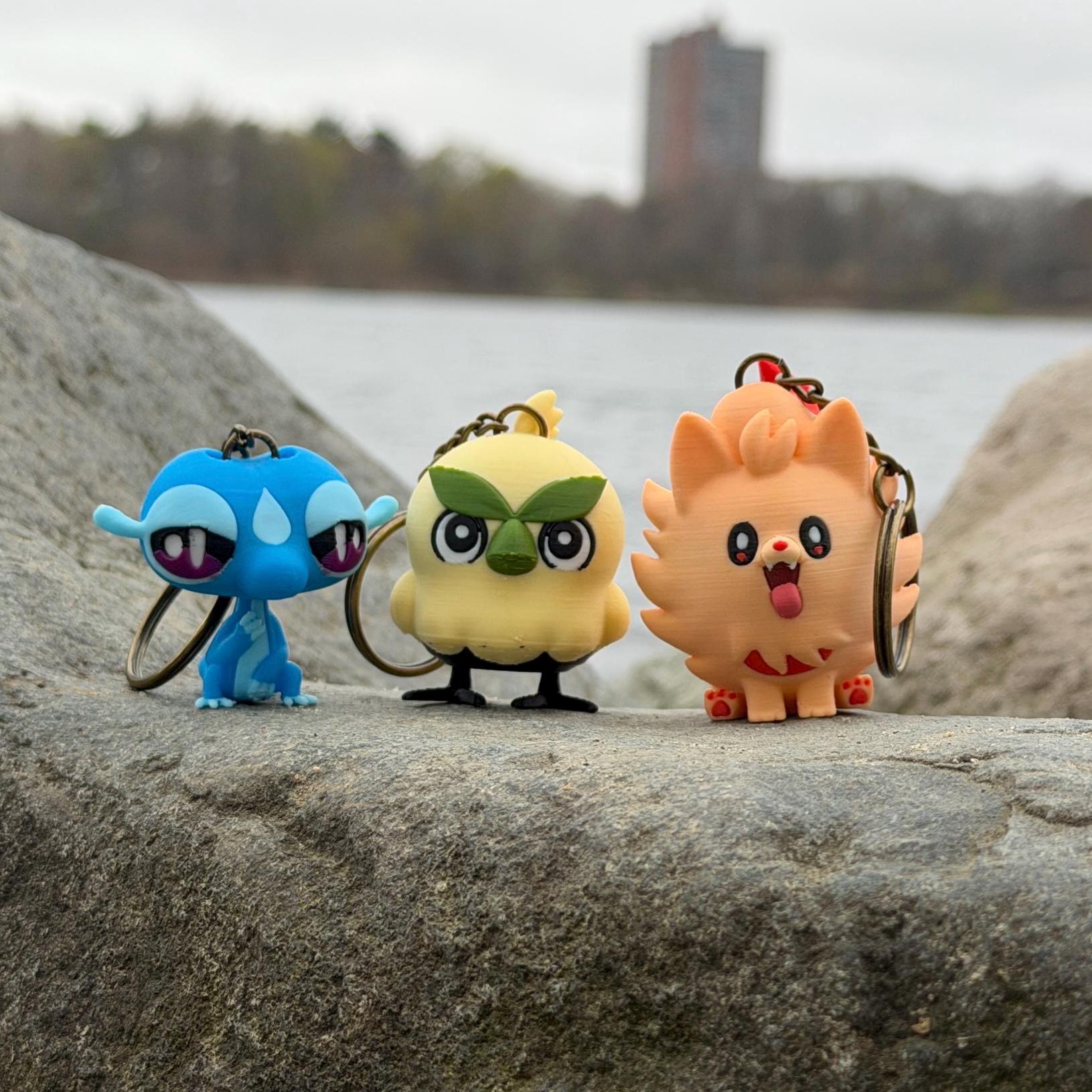 Browt Keychain | Pokemon Wind & Waves Inspired Custom Handmade