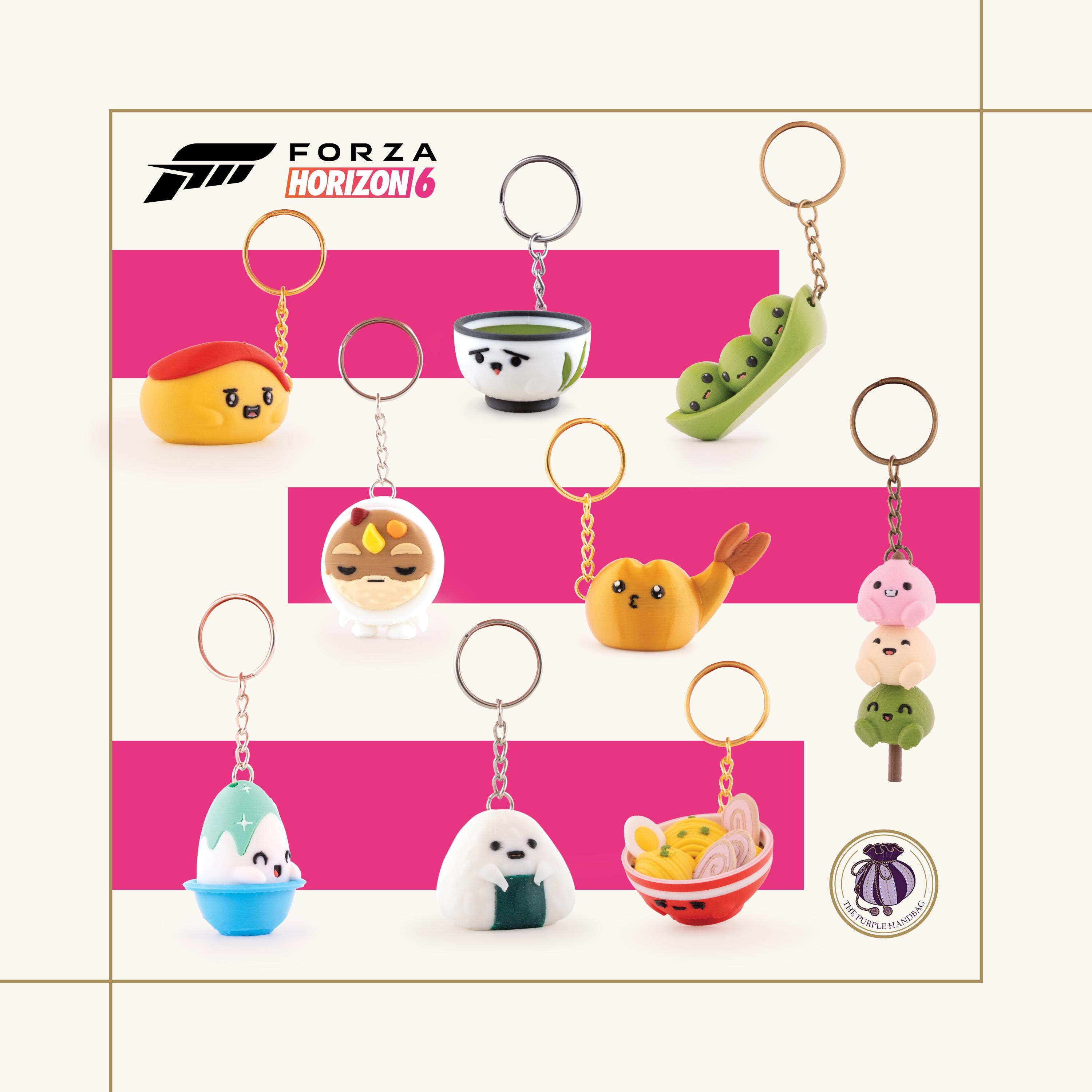 Forza Horizon 6 Mascot Keychain Japan Themed Racing Game