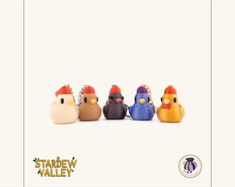 Stardew Valley Chicken friend Keychain | Handcrafted Collectible Figurines