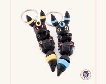Nachtara Pokemon Schlüsselanhänger | Geschenk Sammler Figuren