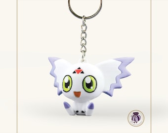 Digimon Clumon Schlüsselanhänger | Handgemachte Anime Taschen Anhänger