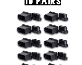 20pc TPU XT60 Connector Dust and Short Protection Covers - 3D Printed - 10x Male & 10x Female