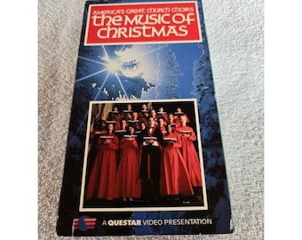 The Music of Christmas - America's Great Church Choirs  (VHS, 1993)