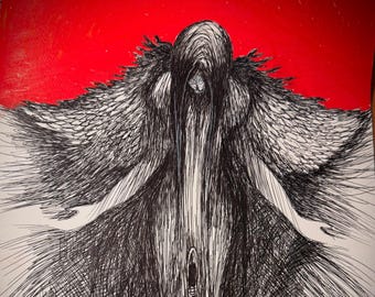 Giclee Print of original artwork by artist Jennifer Gillia Cutshall-  “Beseech”