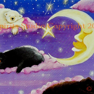 ART 4 KID&#39;S ROOM Signed & Numbered Lithograph Print - &quot;Sweet Dreams&quot;