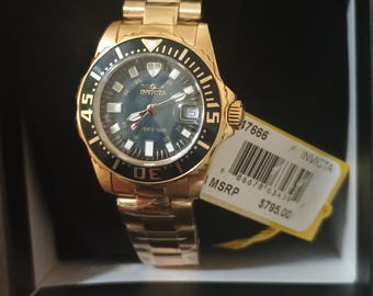 レディース インビクタ プロダイバー ウェーブエッジ スイス ロンダ585キャリバー 30mm