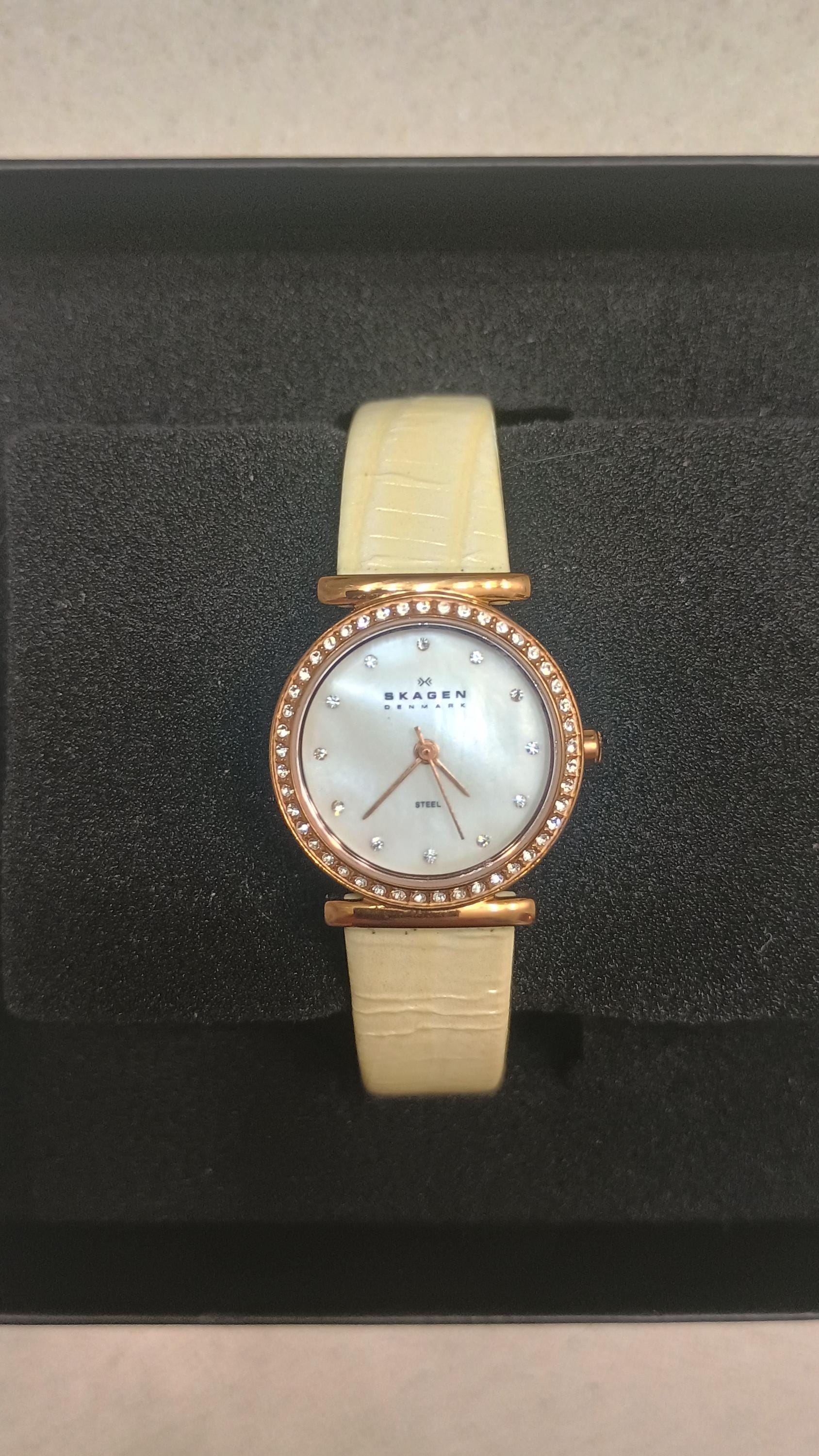 Skagen Crystal Watch - Etsy