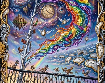 Die surrealistische Einheit: Eine Reise durch Zeit und Farbe