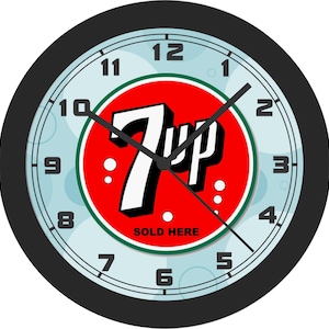 7up Clock - Etsy