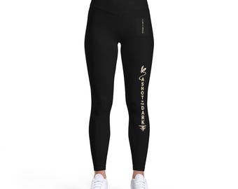 Funko Pop Rabbit Skeleton Vertical Design Leggings | Black Yoga Pants