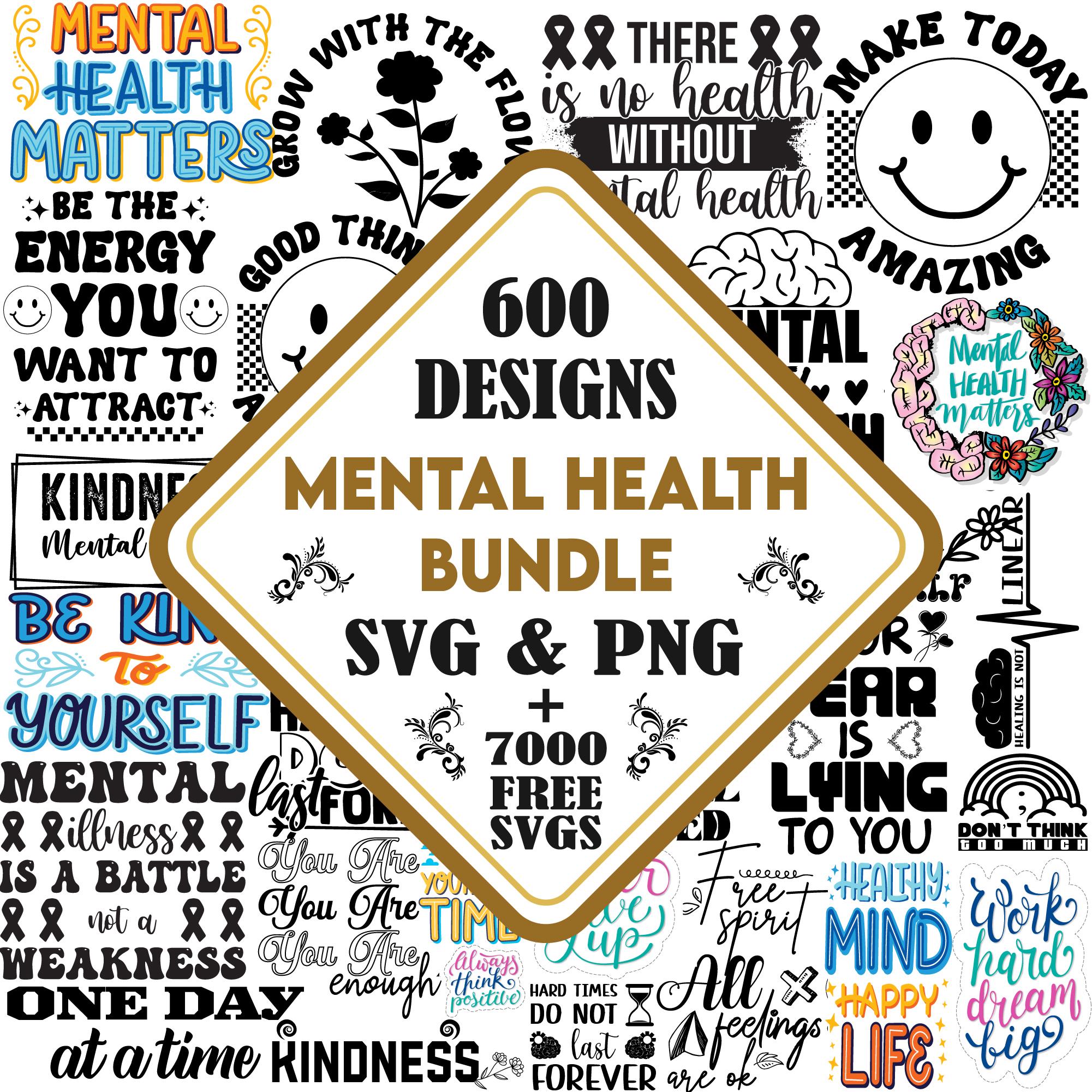 Mental Health Svg | Self Love Svg | Mental Health SVG Bundle | Positive ...