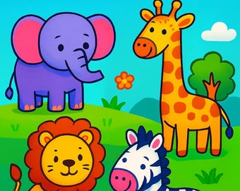 Animal Alphabet Coloring Book — Designed for Every Learner