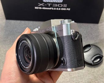 Fujifilm X-T30 Mark II Mirrorless Camera with XC 15-45mm 0IS PZ Lens – 26.1MP, 4K Video, Compact and Lightweight