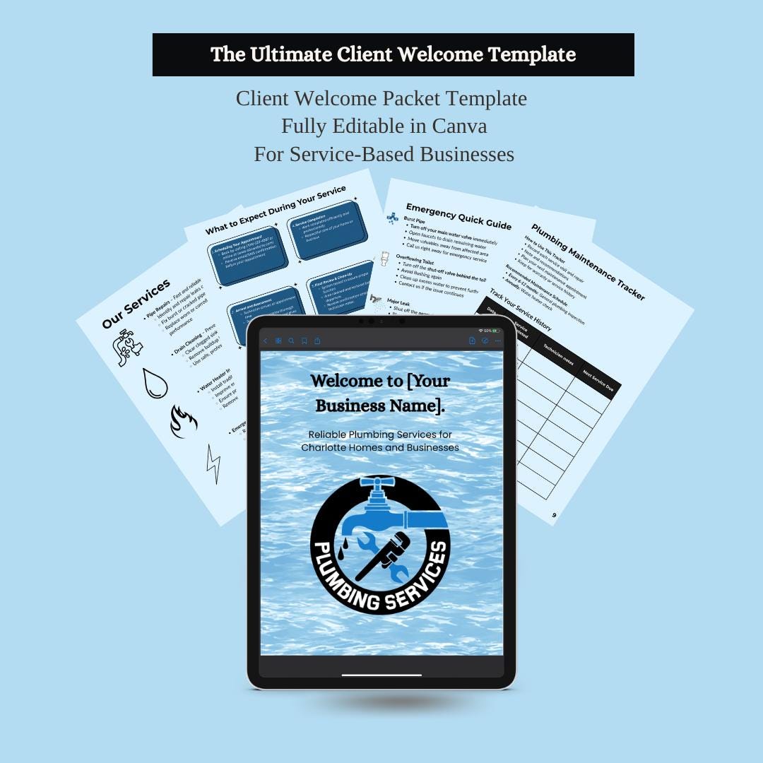 Welcomesign Client Day The Ultimate Client Welcome Template - Etsy