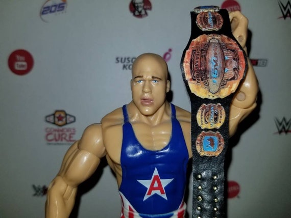 5 Impact Custom Wrestling Figure Belts Action figure not included