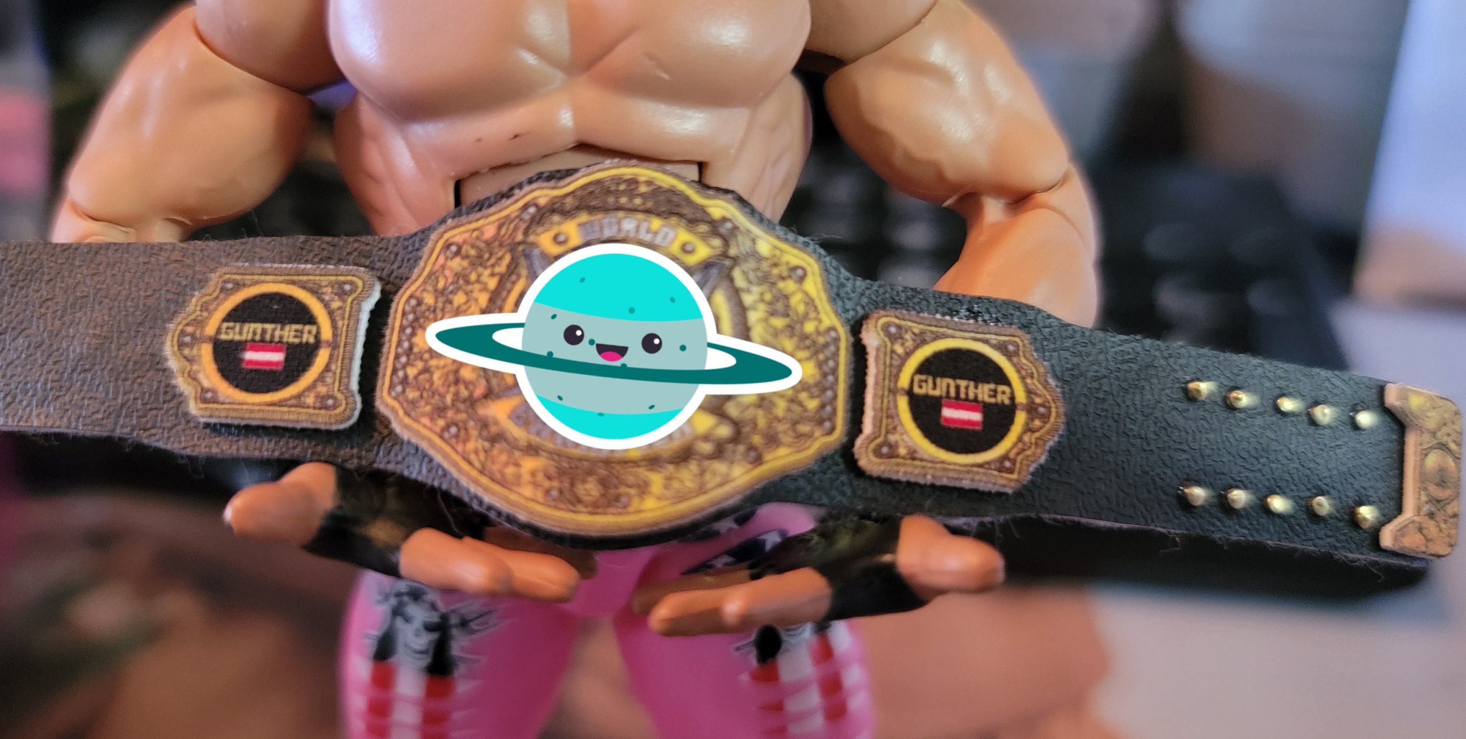 Custom World Heavyweight Championship Belt for Wrestling