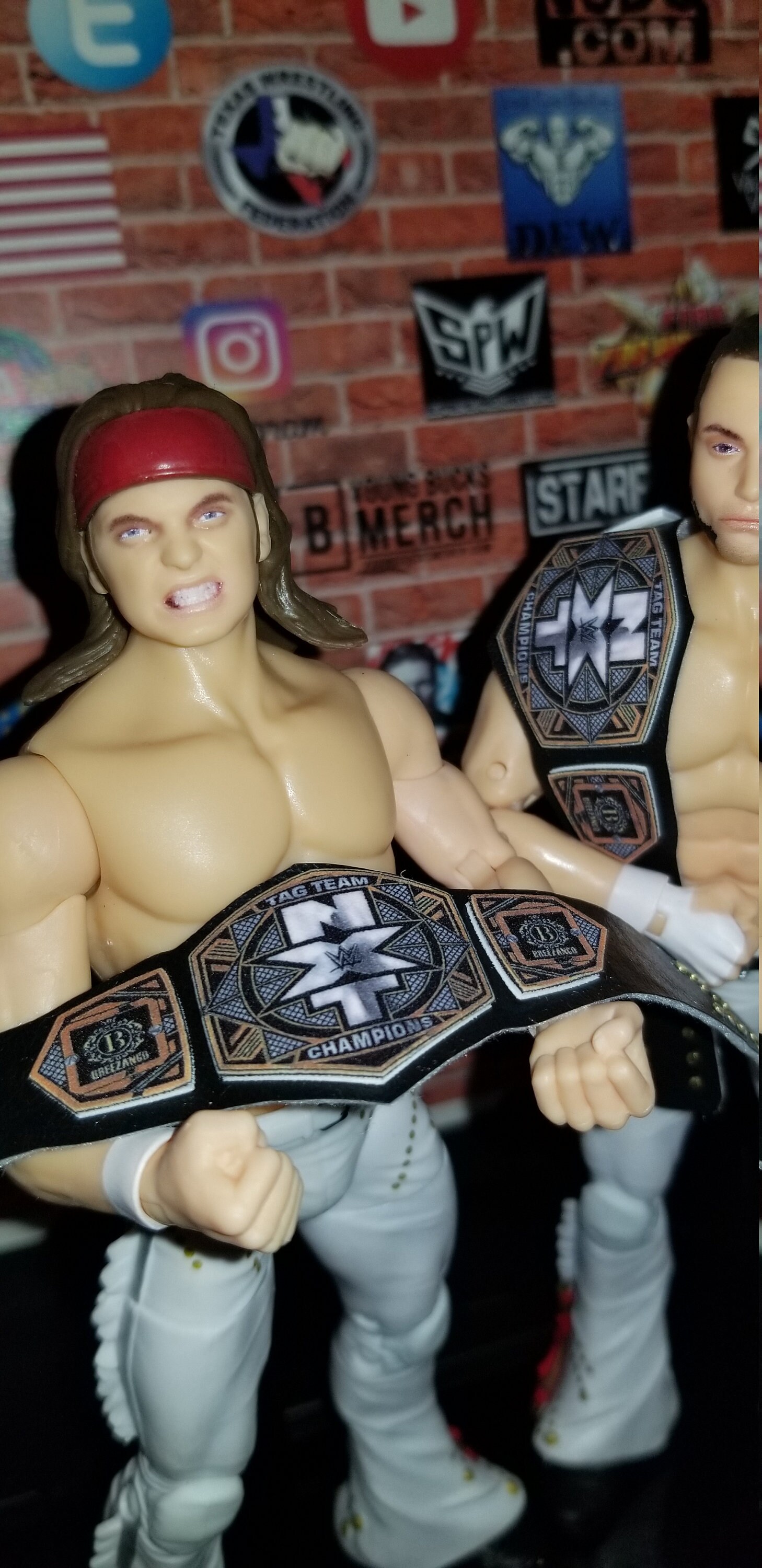 Custom Tag Team Championship Belts for Wrestling Figures 3rd - Etsy