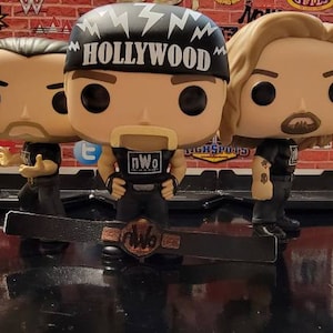 Custom World Championship belt for Funko Pop figures