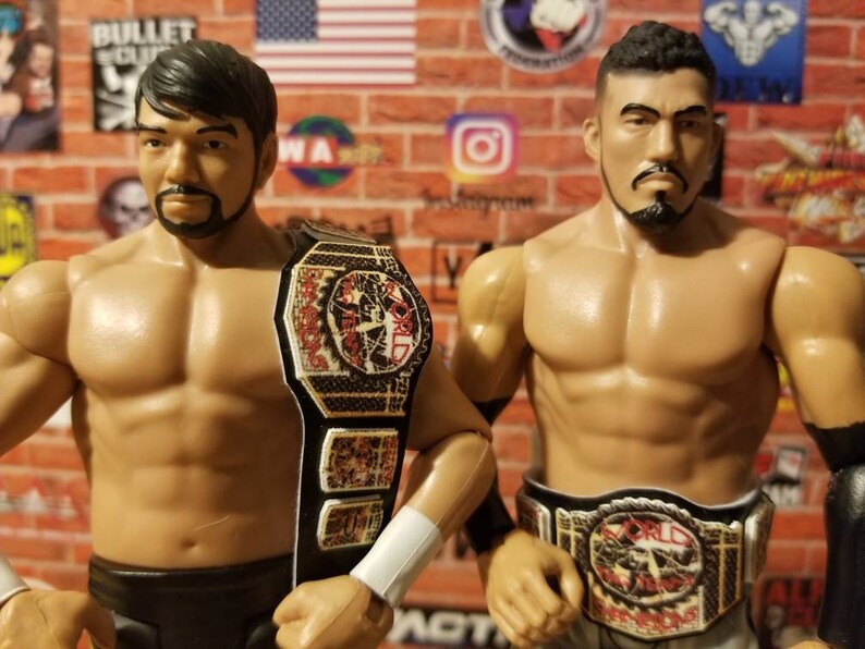 Custom deluxe Tag Team Championship belts for wrestling Etsy