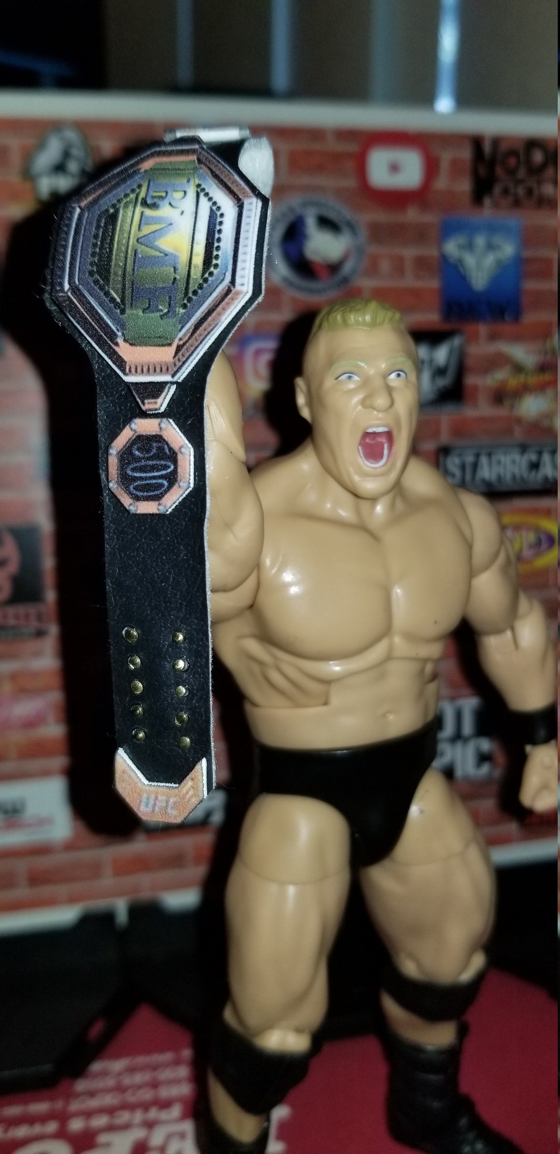 Custom MMA World Heavyweight Championship Belt for Wrestling Etsy