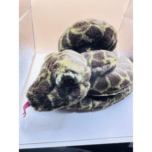 Stuffed Plush  Snake 54" Brown Stuffed Toy Tail Rattles Simba Friends And More-
