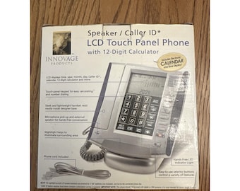Y2K Innovage LCD Touch Panel Phone Speaker Caller ID w/ Calculator Cal.   2004