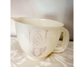 Tupperware Mix N Store Vintage, tazón para mezclar de 2 cuartos de galón, jarra medidora, cocina retro