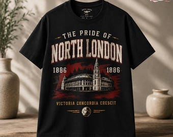 Arsenal Premier League Champions 2026 T-Shirt Gifts For Fans, Pride of North London Vintage Tee, Classic Gunners Shirt 08