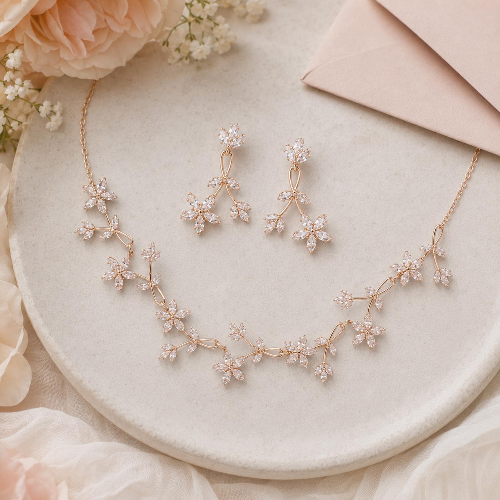 Rose Gold Prom Jewelry