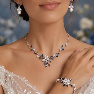 best jewelry for navy blue dress jewelry to wear with navy blue dress Eliza J Ruffle Chiffon full-suit-size-chart Size:Small (2-4)