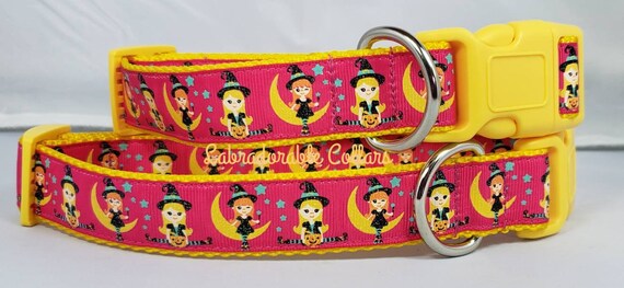 Halloween Dog Collar Witch Dog Collar Pumpkin Dog Leash Pumpkin