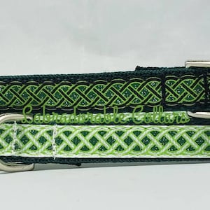 1/2&quot; St. Patrick&#39;s Day Dog Collar Celtic Knot Dog Collar