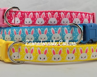 Easter Dog Collar Easter Bunny Faces Easter Dog Collar