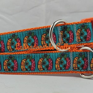 Pumpkin Dog Collar Fall Dog Collar Pumpkin Dog Collar Halloween Dog Collar Thanksgiving Dog Collar Pumpkin dog collar