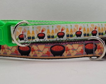 Collar para perro con salsa y papas fritas, correa para perro con tacos, collar para perro con Cinco de Mayo