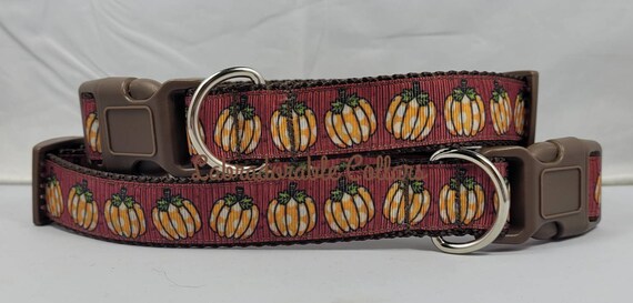 Pumpkin Dog Collar Fall Dog Collar Pumpkin Dog Collar Halloween