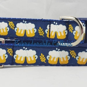 3/4&quot; Bierkrug Hundehalsband Bier Hundeleine Bier Hundehalsband
