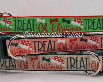 Collar para perro "Santa's Little Yelper" Collar para perro "Santa Paws" Collar para perro navideño Collar para perro "El Grinch" navideño