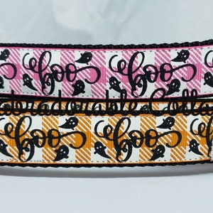 Ghost Halloween Dog Collar Pumpkin dog collar pumpkin dog leash pumpkin harness fall dog collar fall dog leash